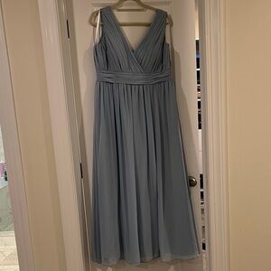 Revelry Soft Blue Midi Dress